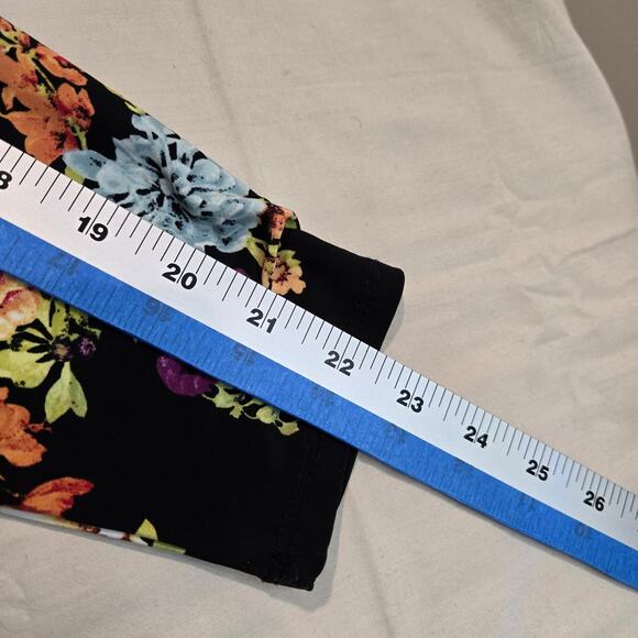 INC International Concepts Floral Zip-Pocket Long Sleeve Pullover Top Sz OX Fall - Picture 7 of 9